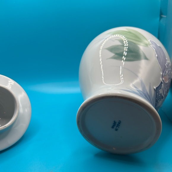 Vintage Otagiri hand painted ginger jar vase, Asian decor, chinoiserie - Picture 4 of 4